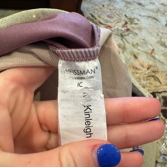 Weissman Girls Time After Time Floral Purple Gold Dance Tutu Costume Size 7/8 - Picture 7 of 7